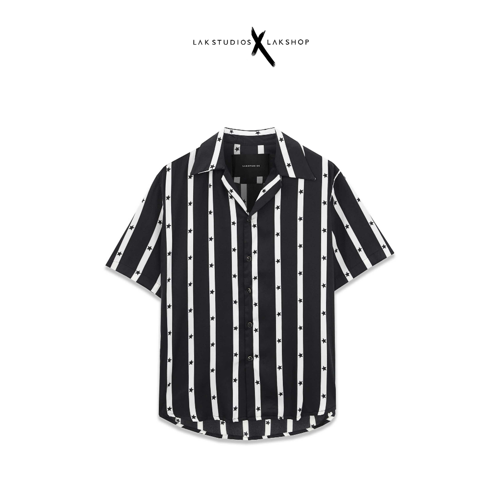 Áo Lak Studios Star Stripe Short-Sleeve Shirts