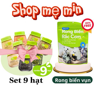 [TẶNG RONG BIỂN VỤN] Hạt ăn dặm Mămmy,Hạt hữu cơ mix Mămmy, đậu hạt mix Mămmy : Đậu lăng đỏ, đậu gà, quinoa,yến mạch sữa