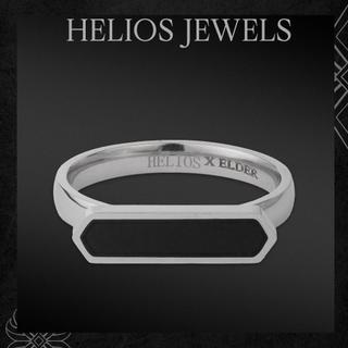 Nhẫn Thời Trang Stainless Steel Black Stone Elder Helios Jewels