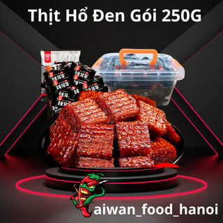 Thịt Hổ Đen Gói 250G - Thịt Hổ Cay Trung Quốc - Thịt Hổ Chay Cay Nội Địa Trung - taiwan_food_hanoi