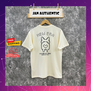 Áo Thun NEW ERA Pet 8 Bit Kem Chính Hãng | Jan.Authentic