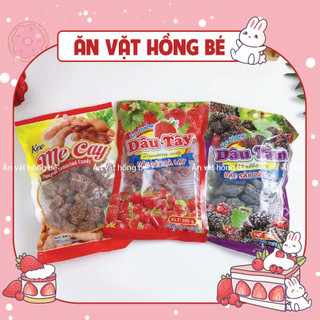 Kẹo ô mai dâu tây,dâu tằm, me cay đặc sản đà lạt, ô mai - mứt tết