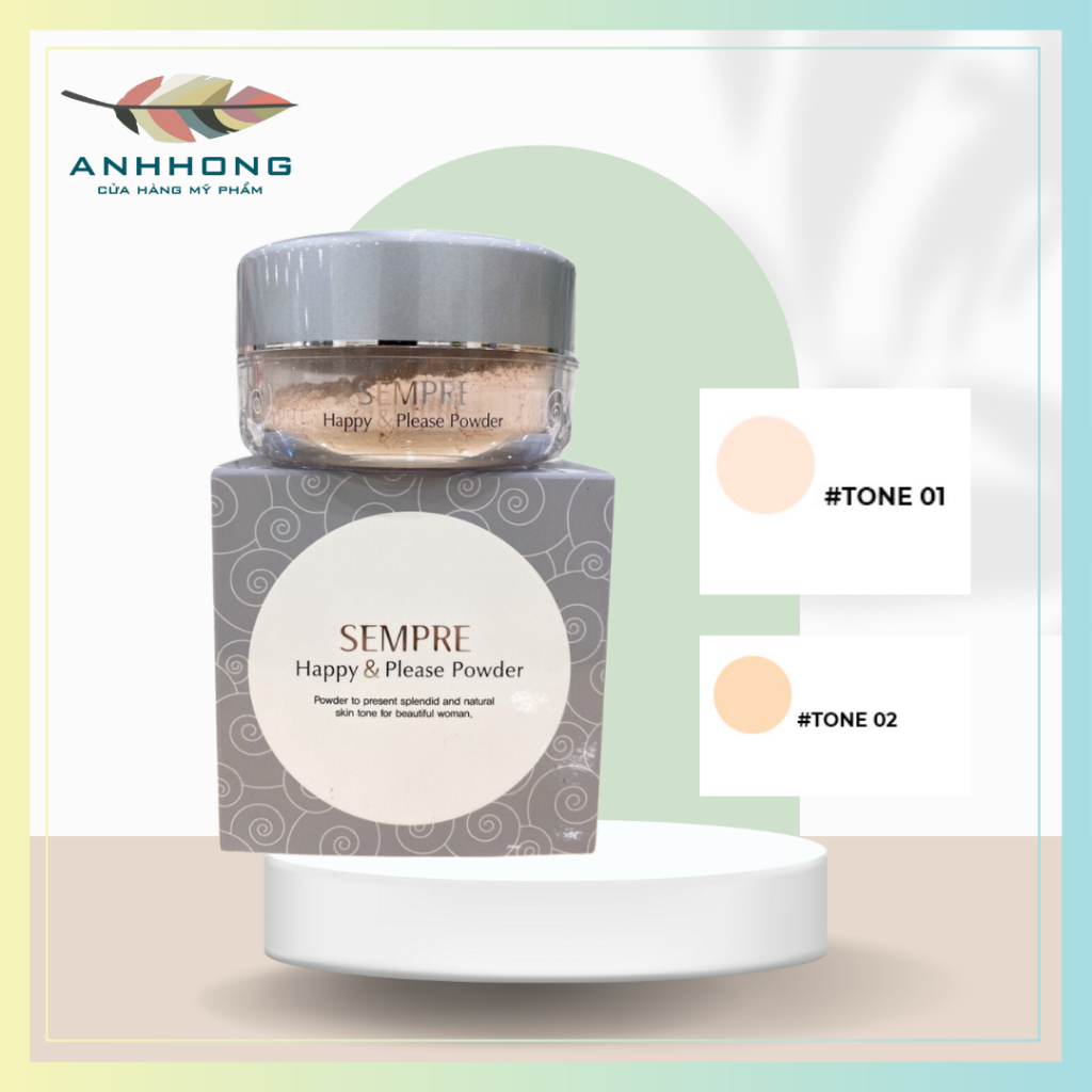 Phấn Phủ Bột Geo Sempre Happy & Please Powder