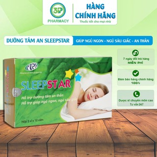 Dưỡng tâm an thần thảo dược SleepStar bổ não, an thần hỗ trợ ngừa việc mất ngủ lâu ngày hiệu quả