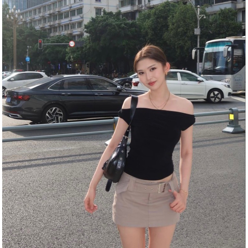 [Tặng Dây] Áo Trễ Vai Nữ JUSTDUN Z24 – Chất Cotton Mềm Mịn, Co Giãn Nhẹ, Form Ôm Đẹp, Tôn Dáng | BigBuy360 - bigbuy360.vn