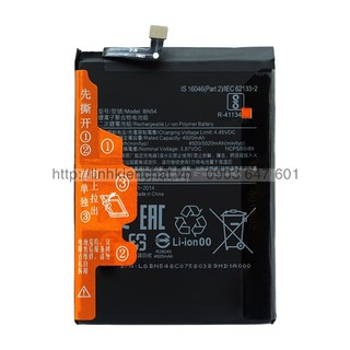 Pin Xiaomi Redmi Note 9 M2003J15SG M2003J15SS BN54 5020mAh Zin - Hàng nhập Khẩu
