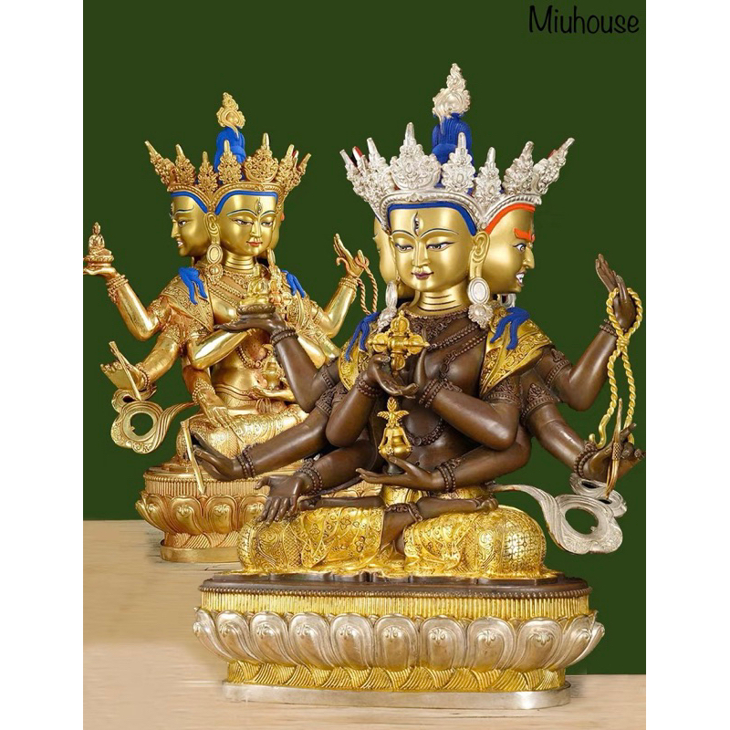 Tượng Phật Đảnh Tôn Thắng Đà Ra Ni 2 Màu Mật Tông