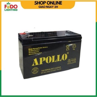 Bình ắc quy apolo 12v 7.5a chính hãng