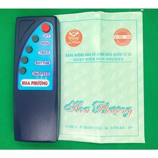 Điều khiển quạt Hoa Phượng chính hãng, remote quạt trần, quạt cây hoa phượng - bh 3 tháng lỗi đổi mới