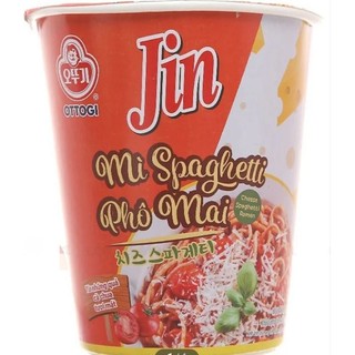 Lốc 4 ly mì Jin spaghetti vị phô mai Ottogi ly 65g