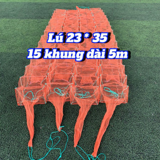 Lú đặt ếch, cửa ngục 15 khung dài 5m 23*35 hàng đặc làm kỹ.!