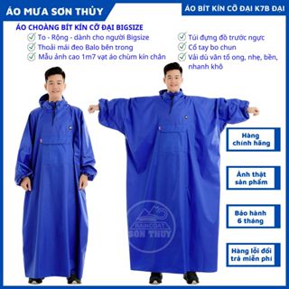  Áo Mưa Bít Kín Siêu To Áo Mưa Ích Kỷ Có Tay Bigsize Cho Người Cao Từ 1m65 Trở Lên Cân Nặng Đến 150kg 