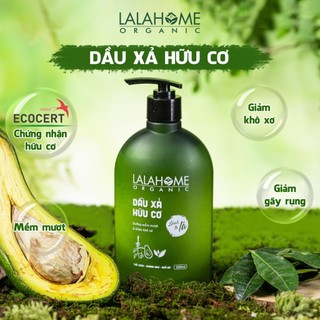 Dầu xả thảo dược, Trà Xanh, Hương Nhu, Quả Bơ LalaHome - Dưỡng tóc mềm mượt, kiểm soát dầu thừa - Chai 500ml