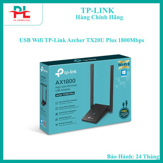 Usb wifi tp-link archer tx20u plus 1800mbps - hàng chính hãng