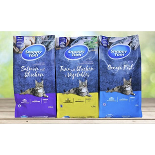 Thức Ăn Hạt Cho Mèo Snappy Tom Mix Cá Sấy
