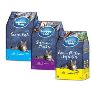 Thức Ăn Hạt Cho Mèo Snappy Tom Mix Cá Sấy
