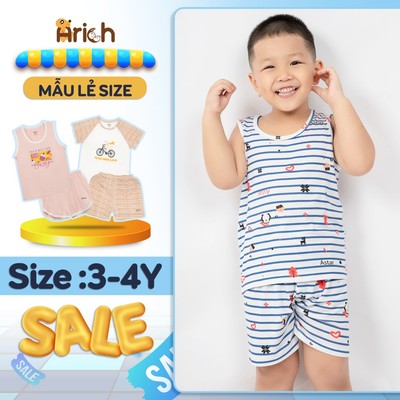 XẢ HÀNG lẻ size 3-4Y cho bé từ 3 đến 4 tuổi (16 đến 18,5kg) bộ quần áo trẻ em bé trai, bé gái