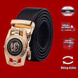Thắt lưng nam cao cấp-dây nịt nam da bò cao cấp- bh 12 tháng