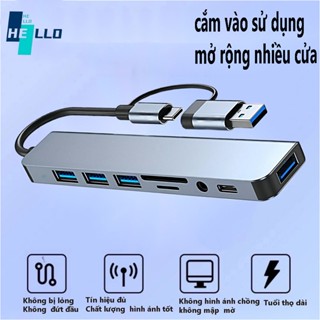 HUB Type C và HUB USB 3.0 tốc độ cao cổng usb mở rộng kết nối chuyển đổi cho Laptop PC