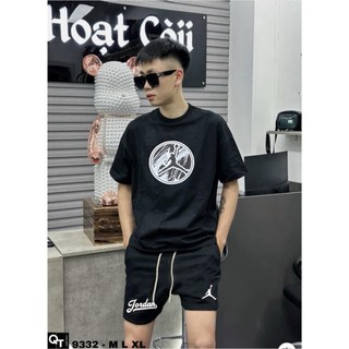 Bộ quần áo nam jordan chất poly siêu mát - bộ hè nam cao cấp hot trend 2024 jordan chất không xù không nhăn hot