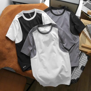 ÁO THUN NAM CỔ TRÒN TAY NGẮN RAGLAN TRƠN - ND MENSWEAR