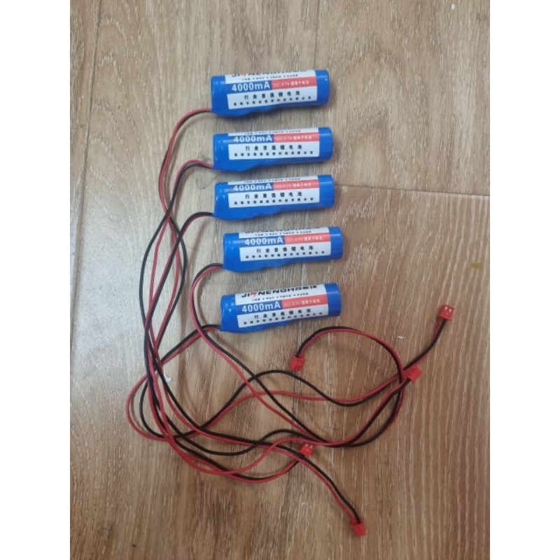 Pin sạc 18650 ( 3,7v ) 4000mAh  dây rắc cắm- Điện tử Phương Huy -