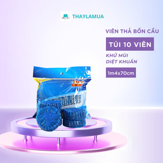 Túi 10 Viên Thả Tẩy Bồn Cầu Toilet Khử Mùi - Diệt Khuẩn - Tẩy Sạch Bám Bẩn (TBC01)