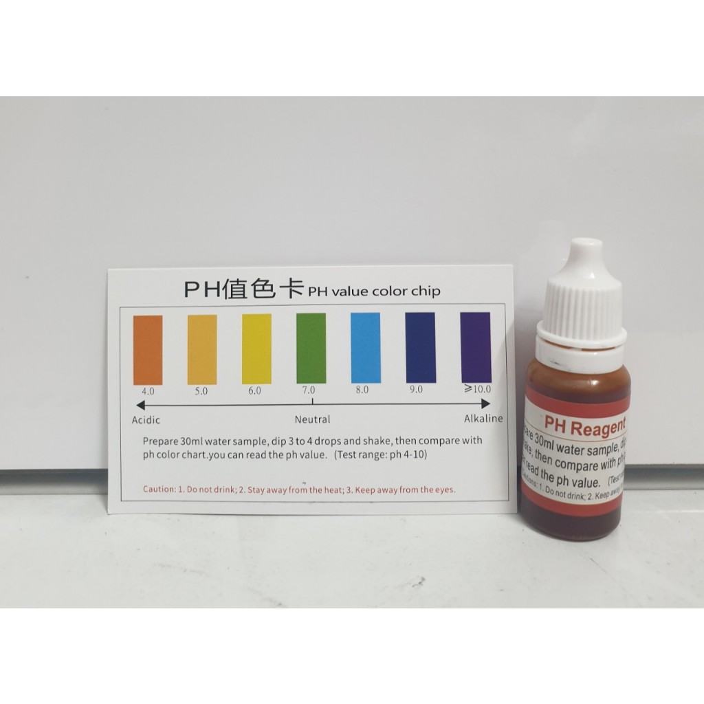 Dung dịch test pH kiểm tra nguồn nước