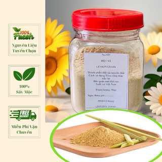 Bột sả nguyên chất dùng để ướp thịt, hải sản-Lemongrass ground-50gr