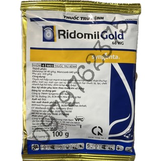 Thuốc Trừ Bệnh Cây Trồng - Ridomil Gold 68WG - Gói 100g