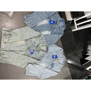 DENIM JACKET SMOKE GREY - Áo khoác jeans