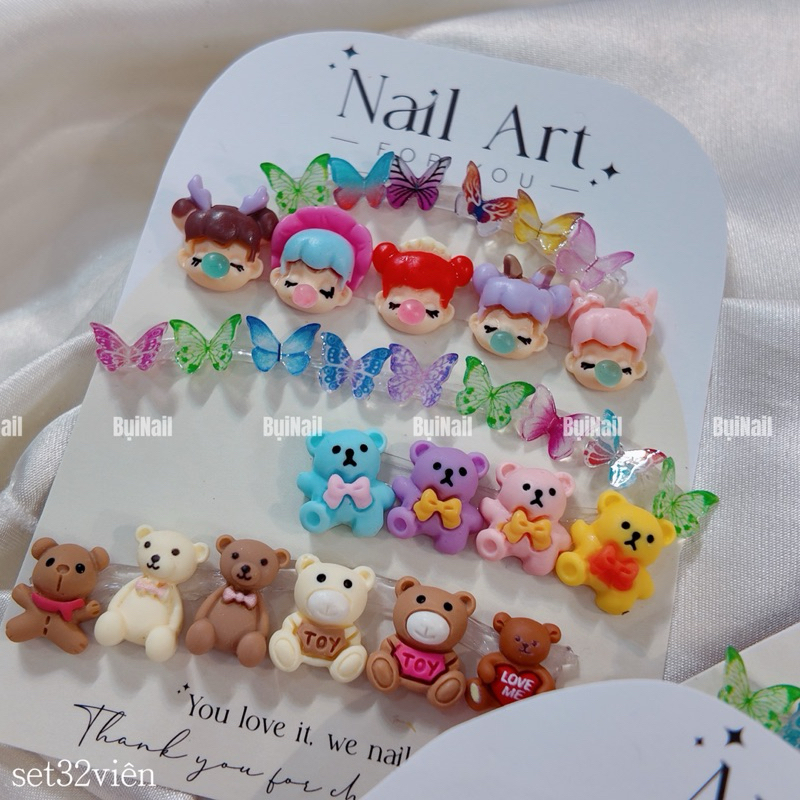 SET CHARM MIX MẪU 32 VIÊN
