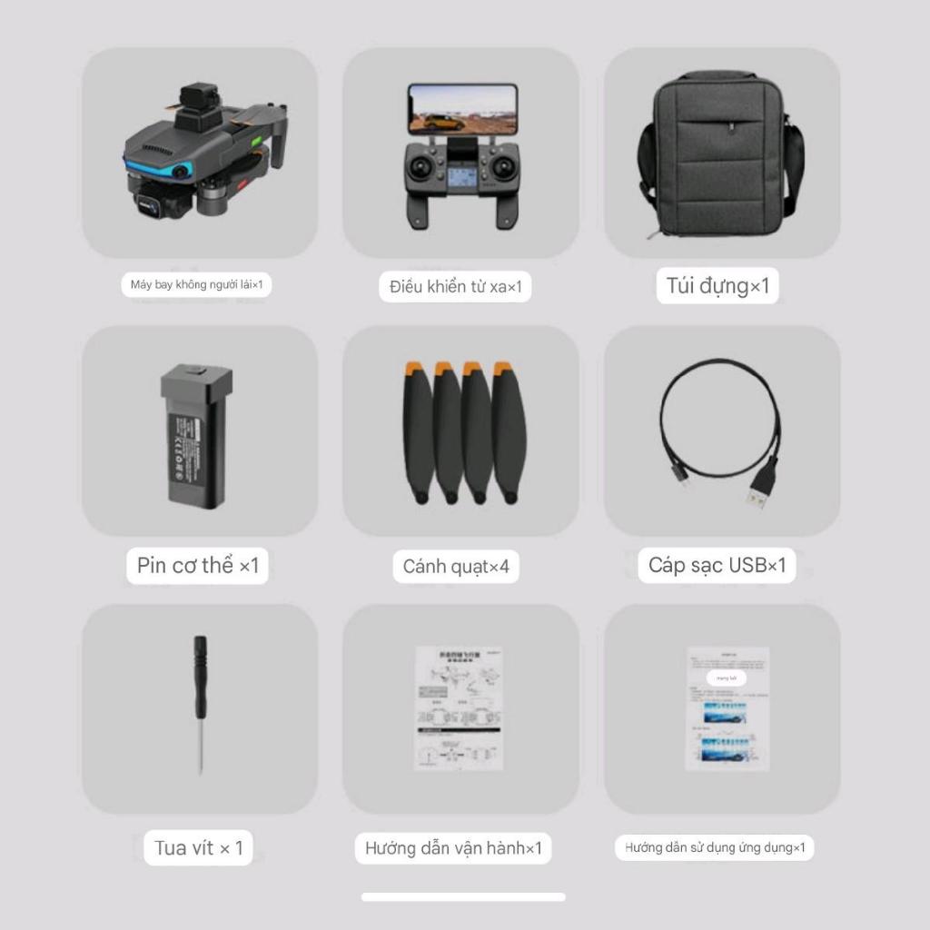 FLYCAM M218 NEW 2024 +GPS+CHỐNG RUNG 3 TRỤC+HỖ TRỢ THẺ SD CHÍNH HÃNG | BigBuy360 - bigbuy360.vn