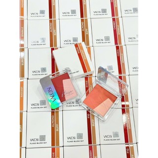 Phấn má hồng & bắt sáng vacosi 8.3g flaso blush set vp12