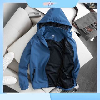 Áo gió nam chống nước cao cấp 2 lớp vải tráng bạc, chống mưa, chống gió, chống nắng hoàn toàn