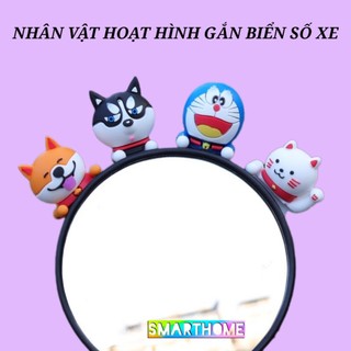 Nhân Vật Hoạt Hình Nhỏ Dễ Thương Trang Trí Biển Số Xe Hơi Xe Máy, Màn Hình Máy Tính, Tai Gương, Góc Vuông