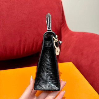 Túi hm kelly size 21 vân da thằn lằn