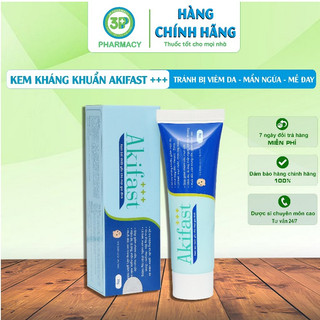 Kem bôi da  AKIFAST +++ hỗ trợ kháng khuẩn, kem bôi viêm da, mẩn ngứa, côn trùng cắn, zona, thủy đậu