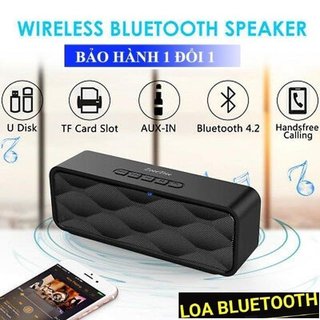 [ SIỂU GIẢM GIÁ ] Loa Bluetooth Nghe Nhạc Bass Căng SC211 Kháng Nước Pin Khỏe Âm Thanh To Rõ