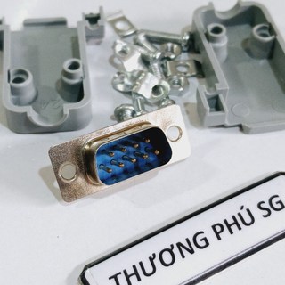 Đầu hàn Com 9 (DB9) / Com 9 Kim Đực (DB9M - 9M Kim Đực) (Bao gồm võ nhựa)