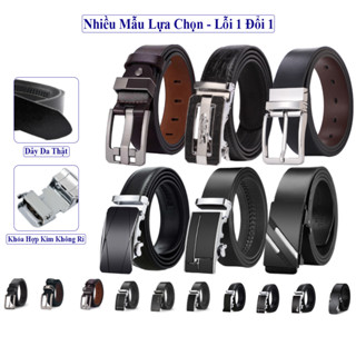 Thắt Lưng Nam Da Bò Thật VICENZO Cao Cấp Khóa Hợp Kim Ko Rỉ. Dây Nịt Thăt Lưng Nam