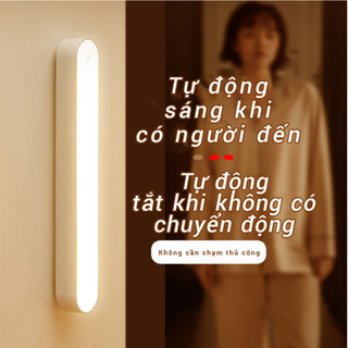 Đèn gắn tường cảm biến chuyển động dài 29cm có công tắc điều chỉnh,đèn đọc sách,pin sạc 2000 mah