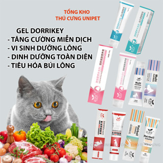 Gel cho mèo DORRIKEY dinh dưỡng toàn diện, tiêu hóa búi lông, tăng cường miễn dịch, lông bóng mượt