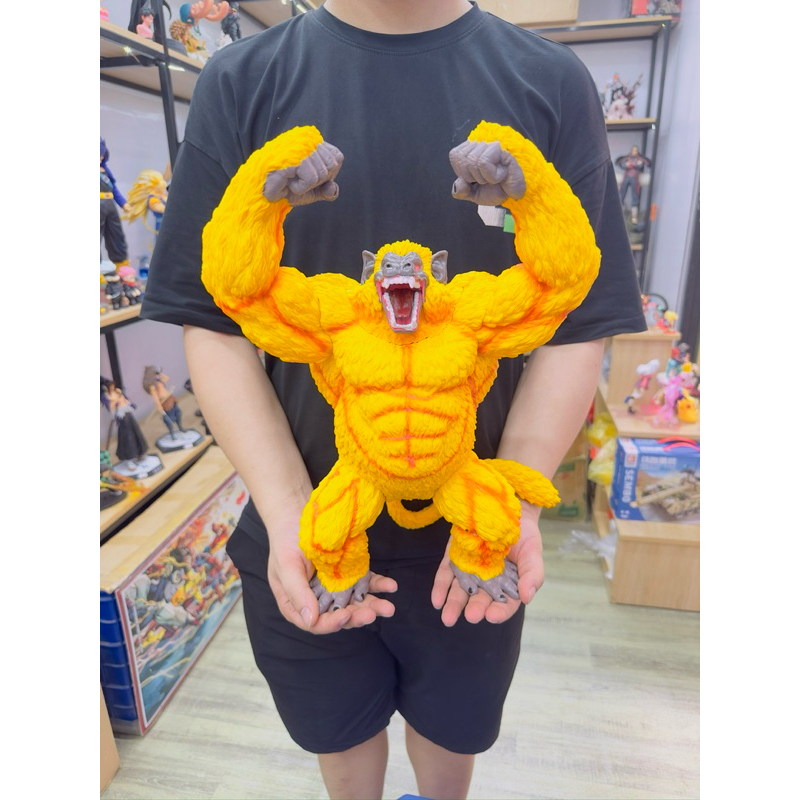 Figure Dragonball- Khỉ vàng Golden Oozaru size lớn 41cm-box màu