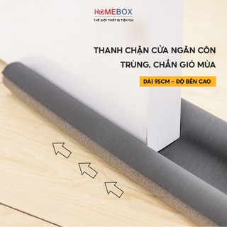 Thanh nẹp xốp chắn khe cửa chống ồn chống bụi, Nẹp cửa ngăn côn trùng cách nhiệt tiện ích gia đình