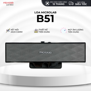 Loa Vi Tính Microlab B51 2.0, Công Suất 4W - Hàng Chính Hãng