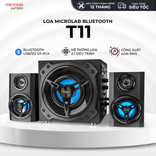 Loa bluetooth microlab t11, công suất 56w - hàng chính hãng