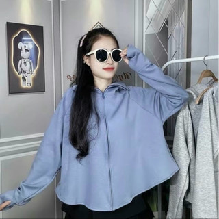 Áo Chống Nắng Nữ Ngắn Dáng Cánh Dơi, Chất vải Umii nỉ mềm mịn, thoáng mát, Chống tia UV cực tốt