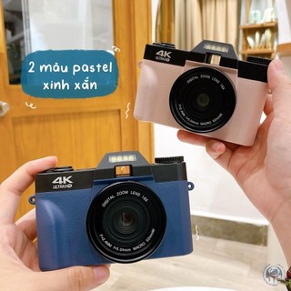 [Tặng kèm thẻ nhớ] Máy Quay Chụp Ảnh Retro Chất Lượng Hình Ảnh 4K PRO