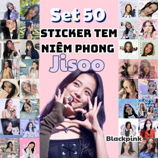 Set 50 sticker niêm phông Jisoo Blackpink. Sticker Jennie Blackpink, tem niêm phong, hình dán, gói hàng, Blackpink